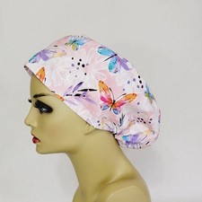 European Women Scrub Hat, Surgical Cap, Butterfly, Nurses Hat, Medical,