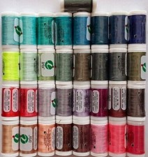 Embroidery Thread Polyester Set of 33 Snap Spools,600 yds,40W