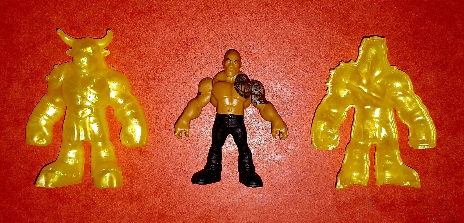 WWE MATTEL BEAST MODE THE ROCK & BRAHMA BULL SHELL ACTION FIGURE ...