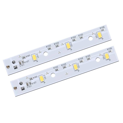 Durable 2pcs WR55X26671 Refrigerator LED Light Board for GE Machine Bulb Part