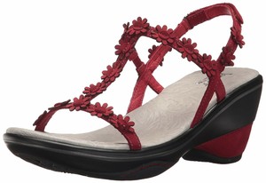 Us Rouge Taille Compensée 0 Femmes 6 Sandale Pour 8 Jambu Cybill q6zwBZx6X