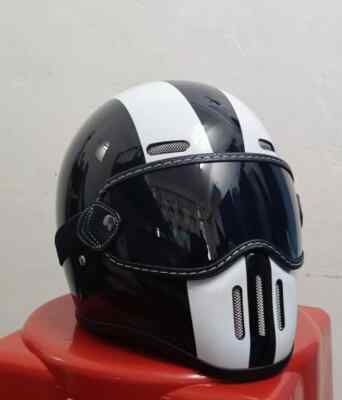 Casco Moto Integrale FBR &ndash; Stile Tokyo &ndash; Vetroresina, Visiera Trasparente, Certificazione DOT