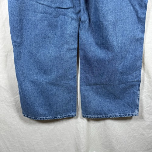 Pantalones de mezclilla Steve & Barrys Carpenter para hombre 40x32 azules holgados pierna ancha nuevos con etiquetas stock muerto - Imagen 9 de 15