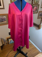 Vintage NWT Solange Nightgown Robe Set Silky Satin 18/20 22/24