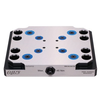 HHIP 52/96MM PIN SPACING ZERO-POINT PLATE FOR 5-AXIS CNC VISE (3900-2244)