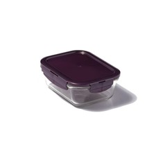 Image of LocknLock Eco Ovenglass Rectangular Container Dishwasher Safe Storage Jar 630ml