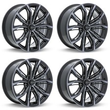 Set of 4 Black 17x7.5 5x114.3 Wheel Rims for 2016-2025 Chevrolet Malibu 34C1