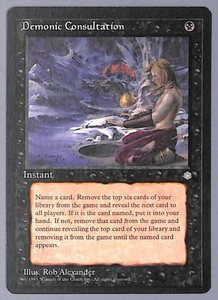 マジック：ザ・ギャザリング Demonic Consultation mb2 foil マジック：ザ・ギャザリング Demonic Consultation mb2 foil Demonic