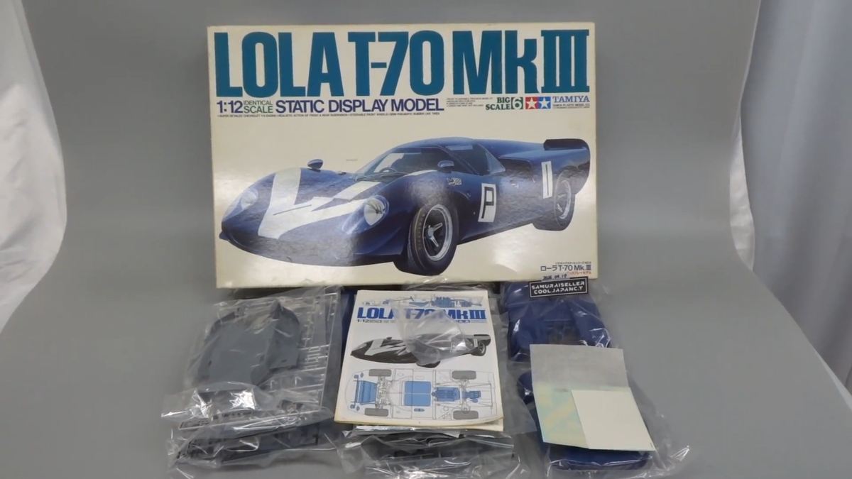 Tamiya 1/12 LOLA T-70 MkIII Racing Car Plastic Model Kit Big Scale Tamiya 1/12 LOLA T-70 MkIII Racing Car Plastic Model Kit Big Scale