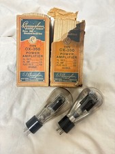 Cunningham Cx-350 Power Amplifier Set Of 2 W/ Original Boxes Vintage Audio