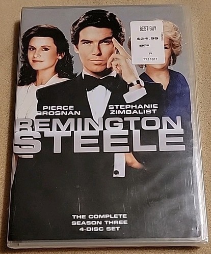 NEU Remington Steele: Complete Season Three 3 (DVD, 1984, 4-Disc Set) SEALED