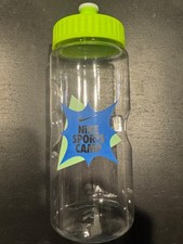 Brand New Nike Sports Camp Water Bottle Clear/Green/Blue