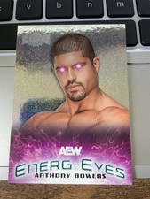 Anthony Bowens Energ-Eyes 2025 AEW Metal Universe Skybox Insert Wrestling Card