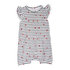 Name It, Strampler, Größe: 74, Weiß/Schwarz/Rot, Elasthan/Bio-Baumwolle #gMH