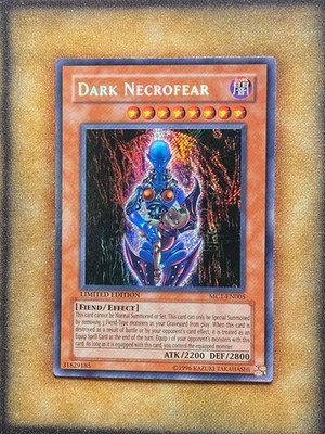 Yugioh Dark Necrofear MC1-EN005 Secret Rare Limited Edition LP