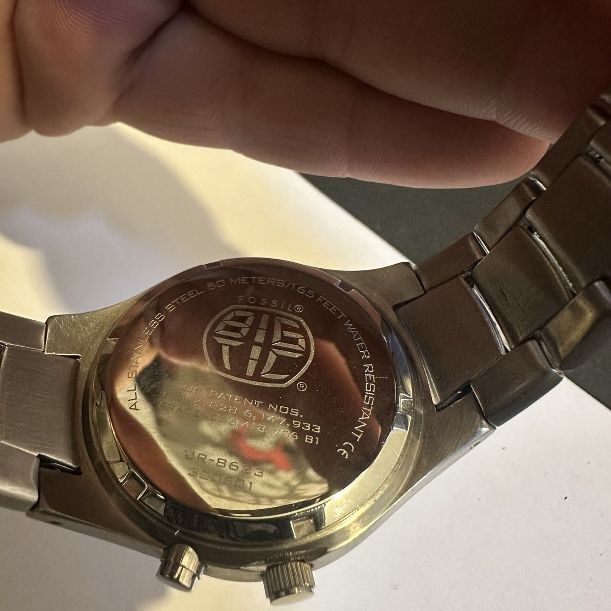 SUPER RARE y2k MATRIX FOSSIL Big Tic Animated Watch JR-8623 Boxed