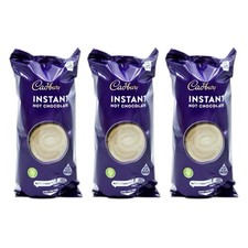 CADBURY Instant Hot Chocolate  Bundle Of 3| 9 Cups Per Pack (27-Cups Total)