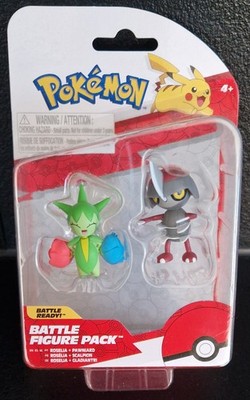 Pokemon Battle Figure Set - Figuren Roselia Pawniard OVP