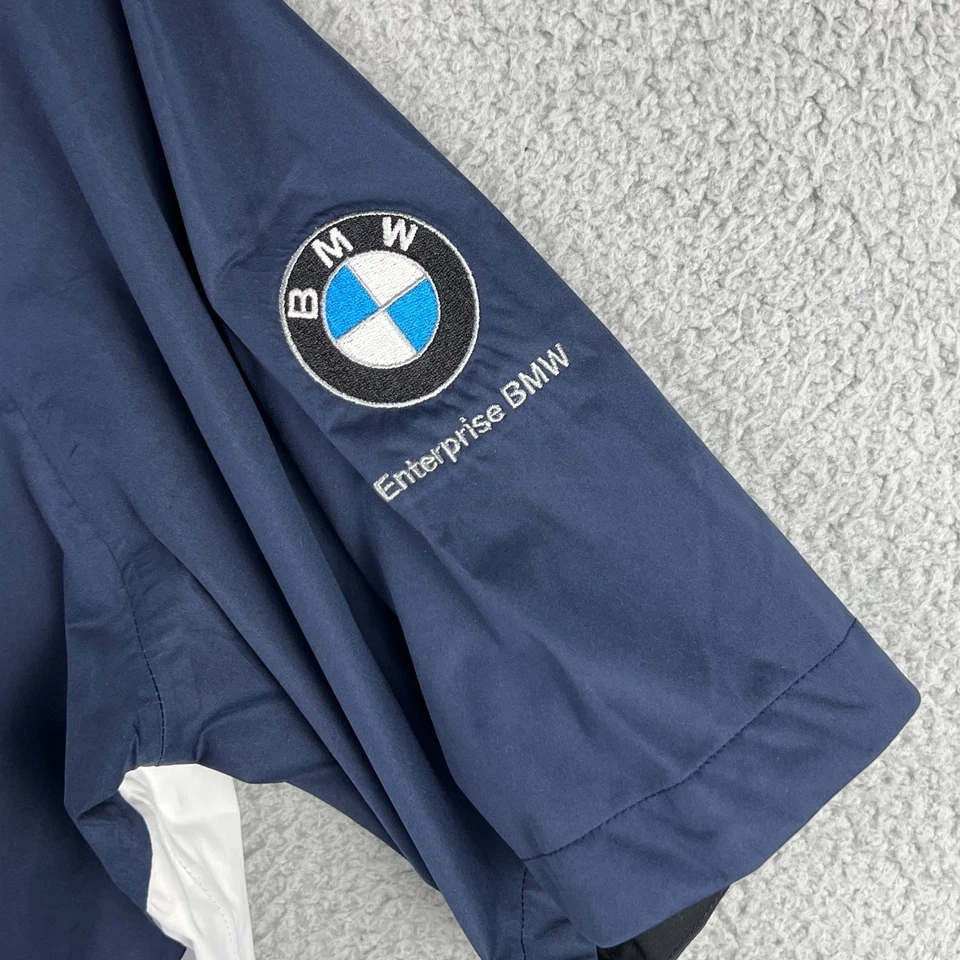 NUEVO CON ETIQUETAS Sunice Sullivan Zephal SS Abrigo de Lluvia Pullover Para Hombres M Azul BMW Bordado Foto 3 de 4