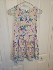 American Girl Truly Me Meet Pretty Floral Party Dress For girls Sz 12 EUC