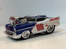 1:24 Muscle Machines 57 Chevy Dale Earnhardt National Guard. Hard to Find. Mint