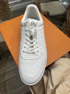 Louis Vuitton Mens RIVOLI White Monogram Size 12 **BRAND NEW** IN BOX!!