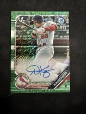 Andrew Knizner 2019 1st Bowman Chrome GREEN SHIMMER RC Auto! 54/99