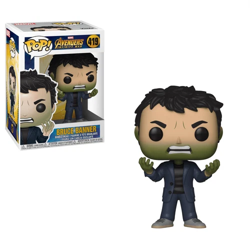 Funko POP! Marvel Avengers: Infinity War Bruce Banner with Hulk Head #419