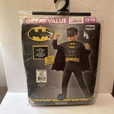 Batman DC Comics Child Large 12-14 Halloween Costume 2019 By Rubies