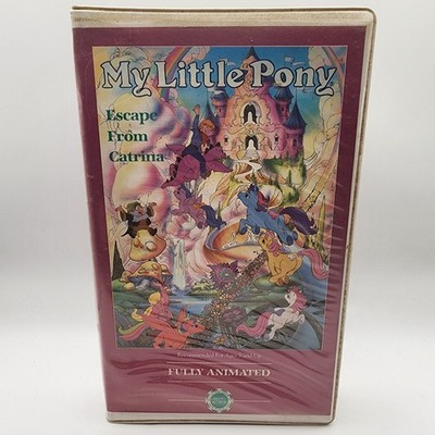 VINTAGE My Little Pony Escape From Catrina BETAMAX Tape 1986 Beta Clamshell RARE