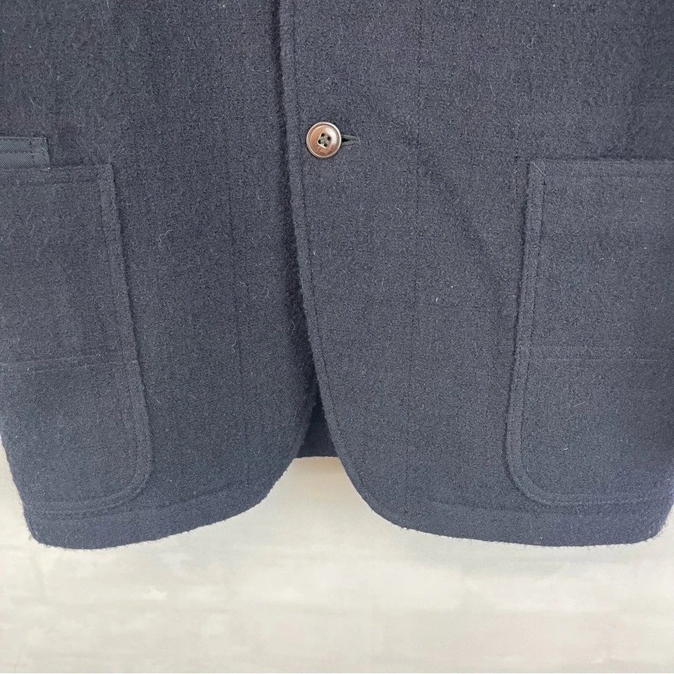 Jack Spade Warren Street Wool Chore Coat Navy Blue Jacket Size L - Image 3 of 4
