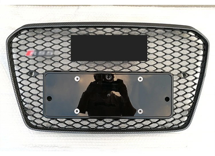 For Audi A5 S5 B8.5 2013 2014 2015 2016 Honeycomb Grille RS5 Style Grill  Black Foto 2 de 4