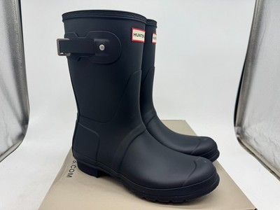 Hunter Black Rain Boots 10M Hunter Men main image 4
