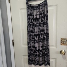 Atmosphere Maxi Skirt WMNS M Abstract Stretch Hippie Boho Fairy Cottage EUC Fall