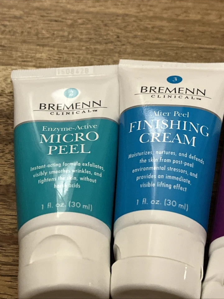 Bremenn Clinical Micro Peel System, 3 Peças, 4 Tratamentos Semanais NOVO LACRADO - Imagem 3 de 4