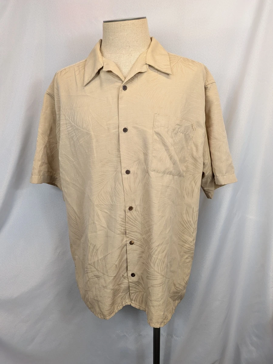 Chemise Homme Knights Bridge Manches Courtes – Marron Clair, Taille L – Occasion Très Bon état