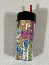 RARE Vintage 1998 Starbucks Coffee Travel Tumbler 16oz Lilith Fair Merchandise