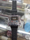 Vintage Takara Kronoform Silver Transforming Digital Watch Robot Not Tested