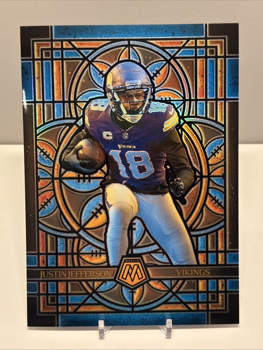 Justin Jefferson 2025 Mosaic Stained Glass Costco Exclusive Jumbo