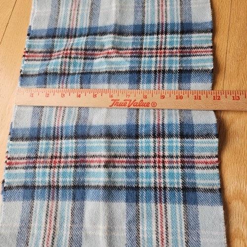 Lochcarron of Scotland Princess Diana Memorial Tartan Scarf Blue 100% Wool NWT - Picture 6 of 7