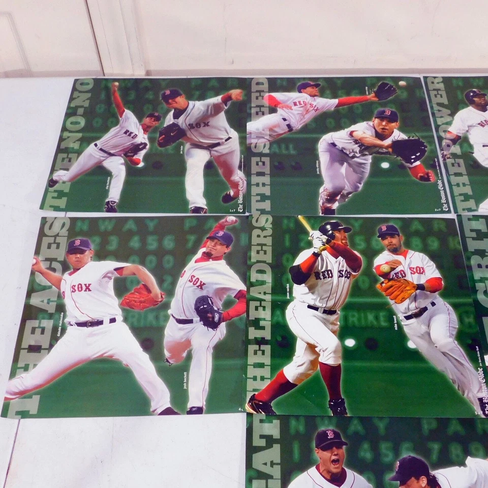 Lote de 7 Fotos Globo Boston Medias Rojas 10x10 Set Completo Ortiz Ramírez 2007 Foto 3 de 4