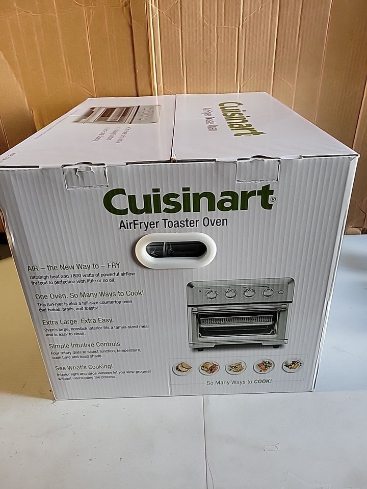 ☀️🆕️ Cuisinart Air Fryer Toaster Oven Stainless Steel CTOA122 eBay