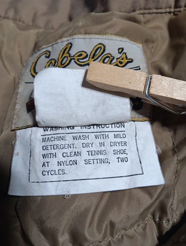 Vintage Cabelas Cargo Hunting Pants Waterfowl Down Puffer Brown Mens Large 32X30 - Picture 9 of 23