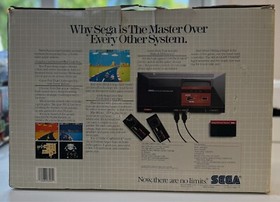 Base Sega Master System Console - Boxed - Not CIB - Inserts, Foam, Accessories