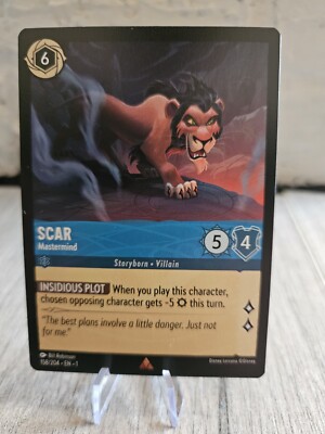 Scar Mastermind - 158/204 - Rare - Disney Lorcana TCG