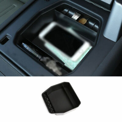 Central Control Armrest Box Storage Box For Defender 110 2020-2023 Matte Black