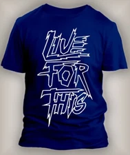 Live For This Tee Shirt Pro Club Shaka Big Tall Small Streetwear Navy Tee