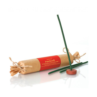 Maroma Patchouli Bambooless Incense, With Holder, 20 Sticks