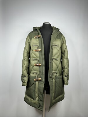 Burberry Herren Dufflecoat Jacke Mantel Olivgrün Gr.L  (46)