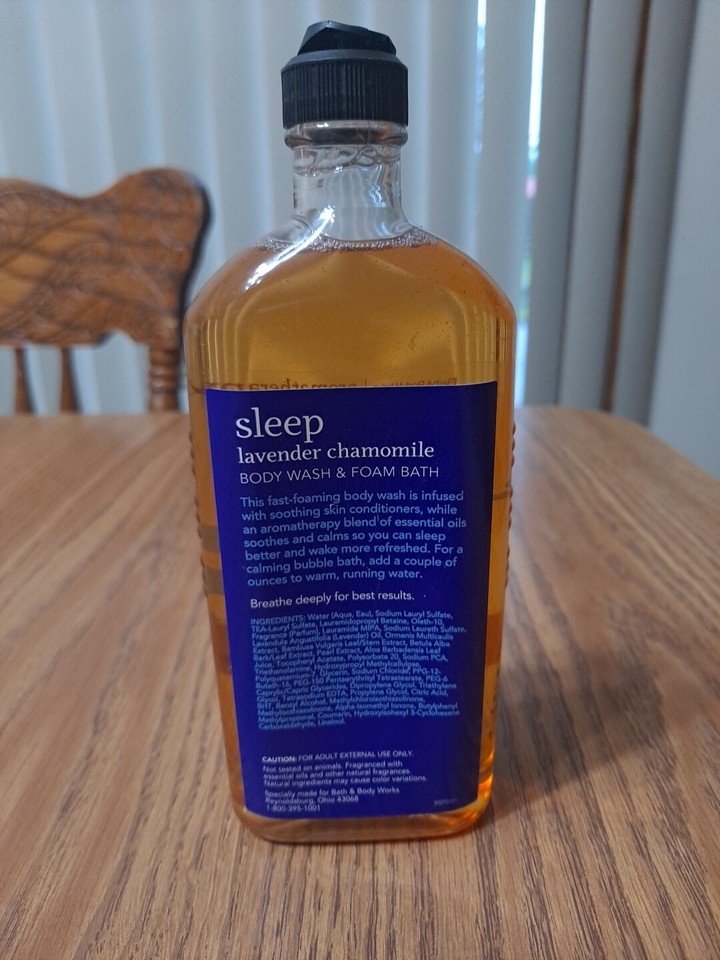 BATH & BODY WORKS Aromatherapy Sleep LAVENDER CHAMOMILE Body Wash